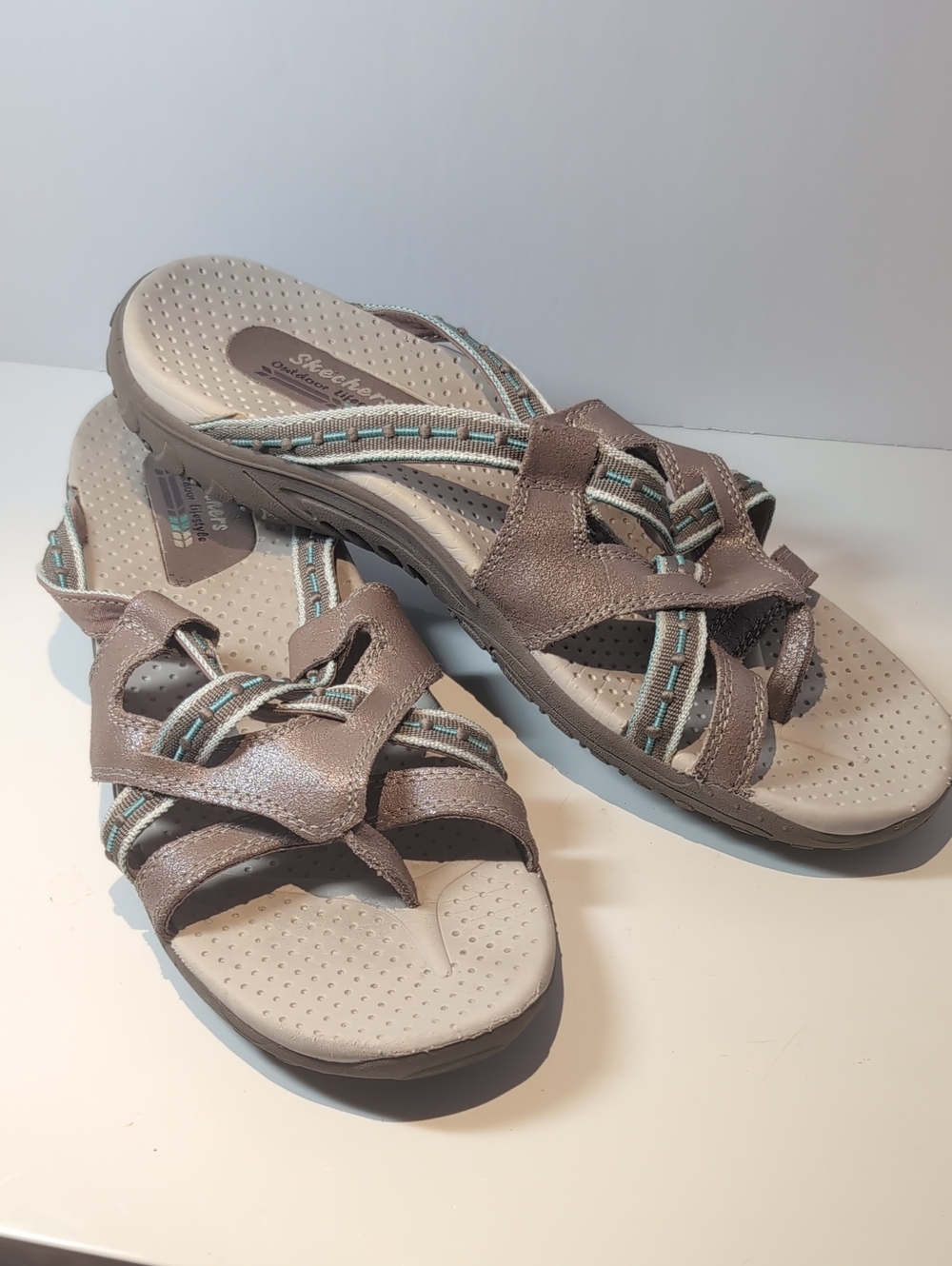 Skechers Outdoor Lifestyle Taupe Strappy Comfort Sandal for Women